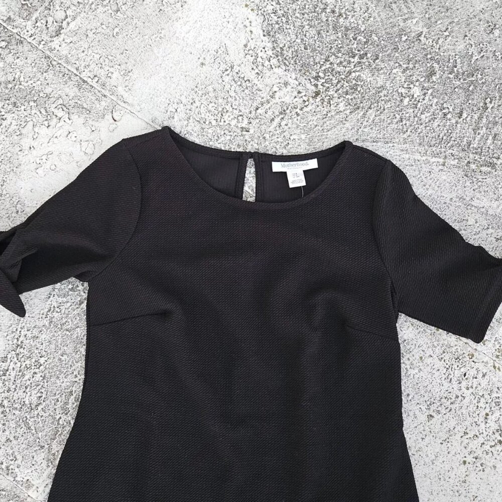 Motherhood Maternity Women Dress Black Knee Length Dress Size S - Picture 2 of 13